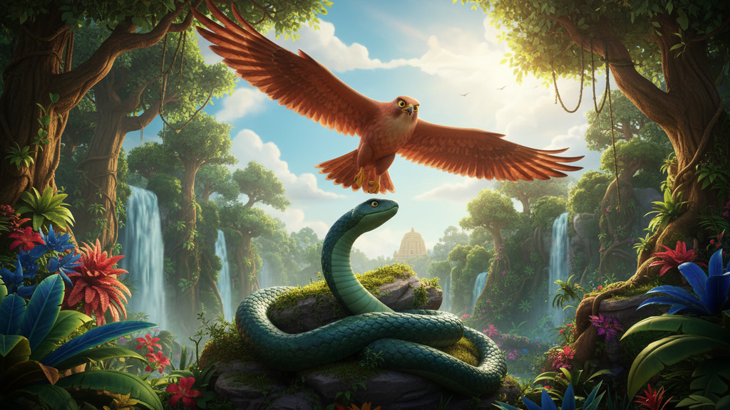 बाज और साँप